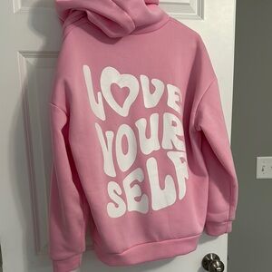 SHEIN Pink Cozy Hoodie